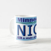 Tasse de plaque minéralogique du Minnesota Nice® (Devant gauche)