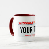 Tasse de plaque minéralogique du Wisconsin (Devant gauche)