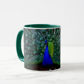 Tasse "de plumage de paon" (Devant gauche)
