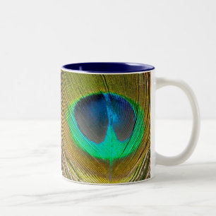 Tasse de plume de paon