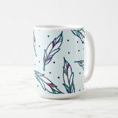 Tasse de plume et de point (Devant droit)