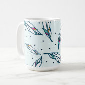 Tasse de plume et de point (Devant gauche)