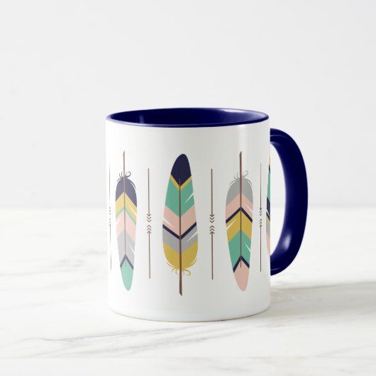 Tasse de plumes (Devant droit)