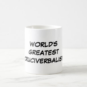 Tasse de plus grand "Cruciverbalist du monde"