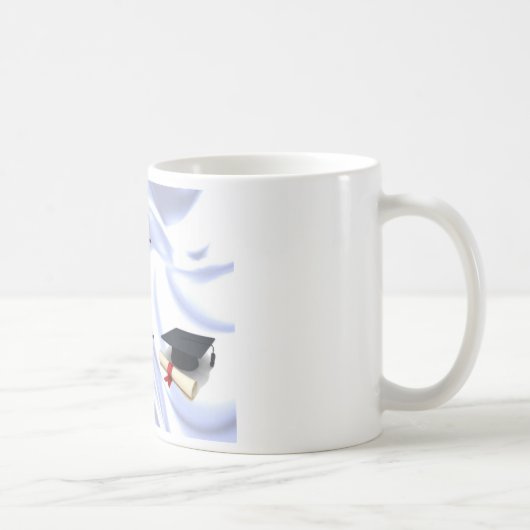 Tasse de poème de filleule d'obtention du diplôme (Droite)