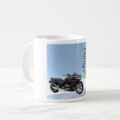Tasse de poème de père de motocyclette (Devant gauche)