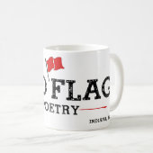 Tasse de poésie de drapeau rouge (Devant droit)