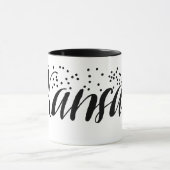 Tasse de point de polka du Kansas (Centre)