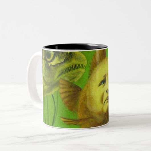 Tasse de poisson rouge de mutant de bébé (Devant gauche)