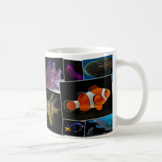 Tasse de poissons d'aquarium d'eau de mer - 11oz