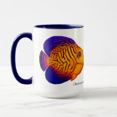 Tasse de poissons de Chevron Tang de récif (Gauche)