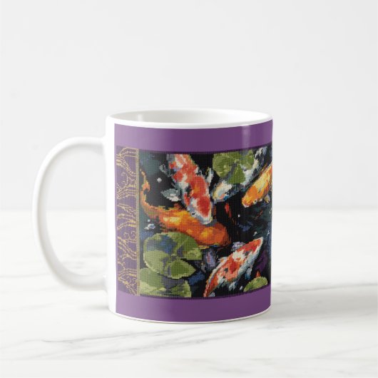 Tasse de poissons de Koi (Gauche)