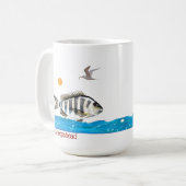 Tasse de poissons de Sheepshead (Devant gauche)