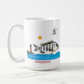 Tasse de poissons de Sheepshead (Gauche)