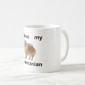 Tasse de Pomeranian (Devant droit)