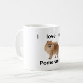 Tasse de Pomeranian (Devant gauche)