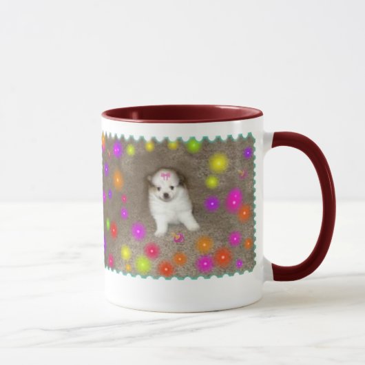 Tasse de Pomeranian de bébé (Droite)