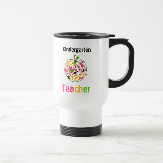 tasse de pomme d'éclaboussure de peinture (Droite)