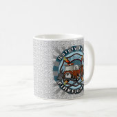 Tasse de pompier de camion de pompiers Sécurité d' (Devant droit)