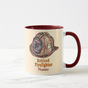 Tasse de pompier retraitée
