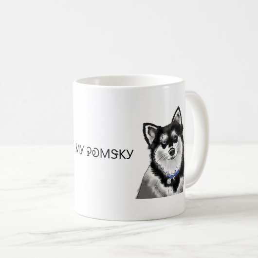 Tasse de Pomsky (Devant droit)