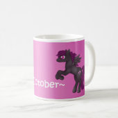 Tasse de poney de Pegasus de pierre porte-bonheur (Devant droit)