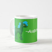 Tasse de poney de pierre porte-bonheur d'août (Devant gauche)