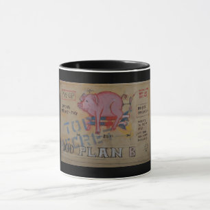 Tasse de porc de dirigeable souple