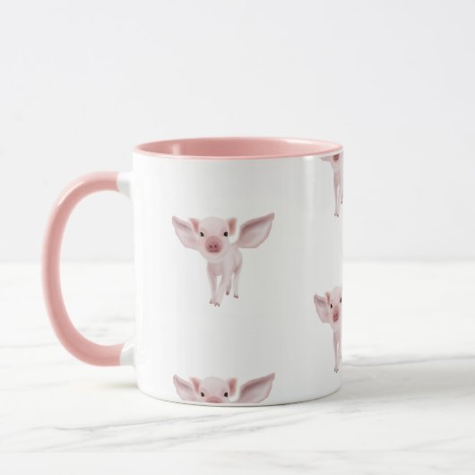 Tasse de porc volante (Gauche)