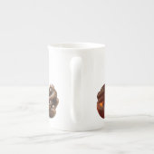 Tasse de porcelaine de Netsuke de singe (Dos)