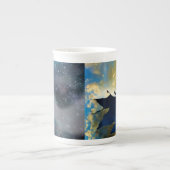 Tasse de porcelaine de sauts de Quantum (Devant)