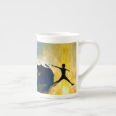 Tasse de porcelaine de sauts de Quantum (Droite)