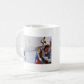 Tasse de porcelaine du bloc alim. SPHR (11 onces) (Devant gauche)
