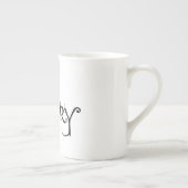 Tasse de porcelaine tendre de "gloire" (Droite)