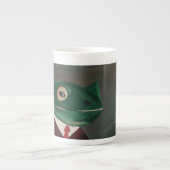 Tasse de porcelaine tendre de grenouille de (Devant)