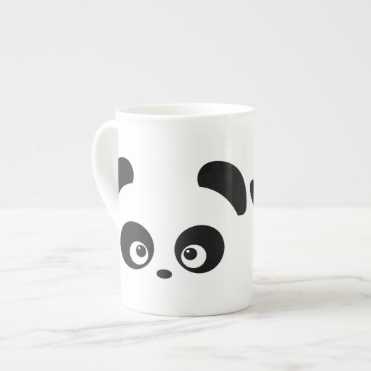 Tasse de porcelaine tendre de Panda® d'amour (Devant gauche)