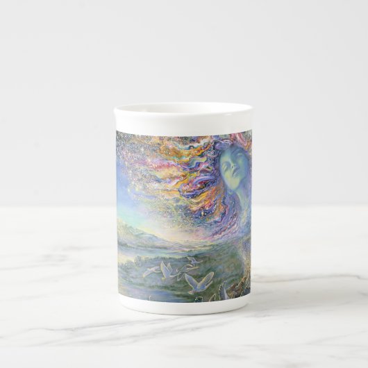 Tasse de porcelaine tendre de "Starscape" (Devant)