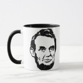 Tasse de portrait d'Abraham Lincoln (Gauche)