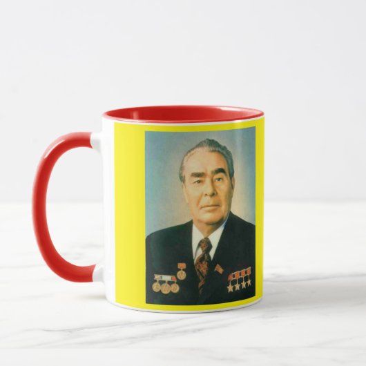 Tasse de portrait de Brezhnev* (Gauche)