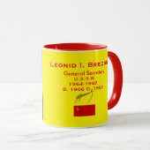 Tasse de portrait de Brezhnev* (Devant droit)