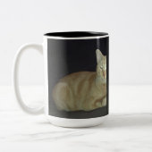 Tasse de portrait de chat d'oscar (Gauche)