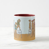 Tasse de portrait de famille de Meerkat (Centre)