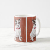 Tasse de portrait de Jack Russell Terrier (Devant droit)