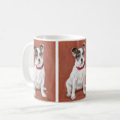 Tasse de portrait de Jack Russell Terrier (Devant gauche)