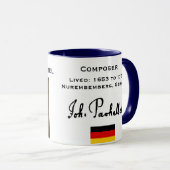 Tasse de portrait de Pachelbel (Devant droit)