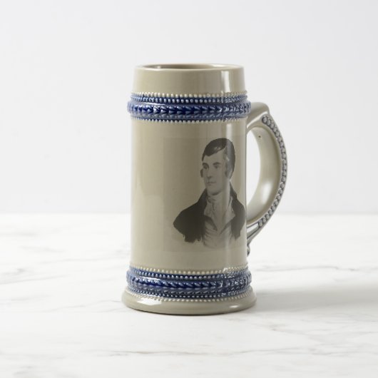Tasse de portrait de Robert Burns (Devant droit)