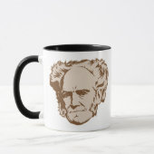 Tasse de portrait de Schopenhauer (Gauche)