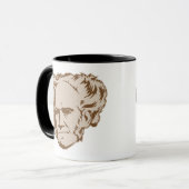 Tasse de portrait de Schopenhauer (Devant gauche)