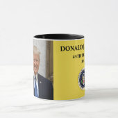 Tasse de portrait du Président Donald Trump (Centre)