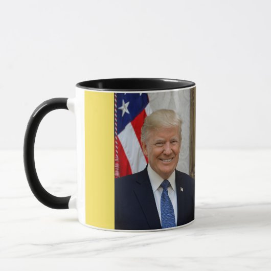 Tasse de portrait du Président Donald Trump (Gauche)